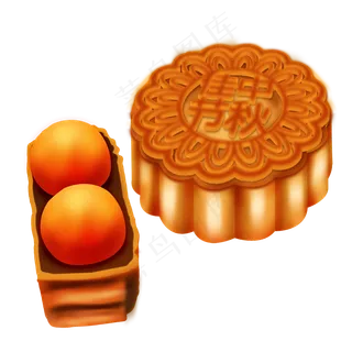 中秋月饼商用元素商用元素