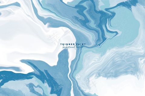背景采用蓝色和白色的稀释油漆效果