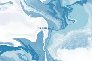 背景采用蓝色和白色的稀释油漆效果