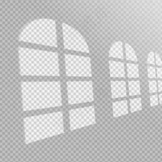 透明阴影叠加效果