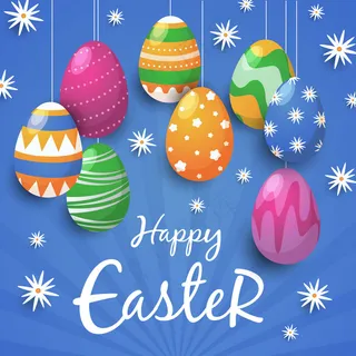 平底鞋复活节快乐