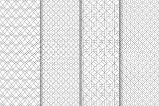 最小几何图案集合