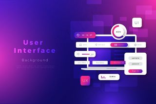 渐变 ui/ux 背景