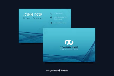 渐变抽象名片模板 渐变抽象名片模板