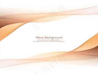 现代装饰彩波背景