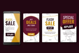 出售模板故事集大理石风格