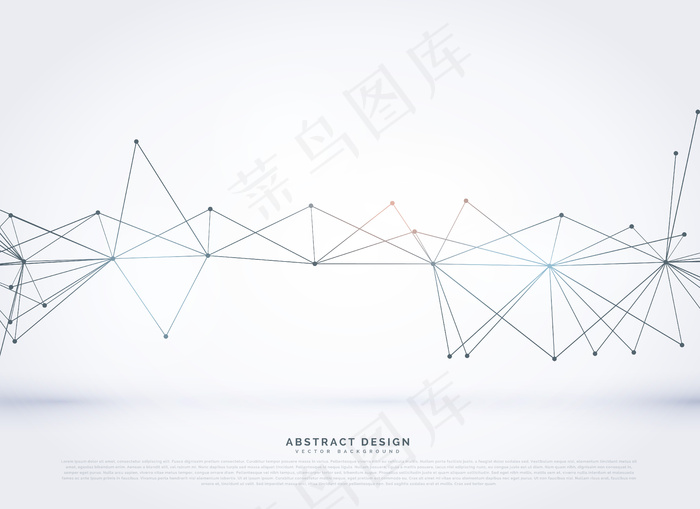 三角形线框背景