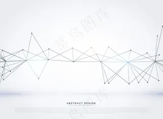 三角形线框背景