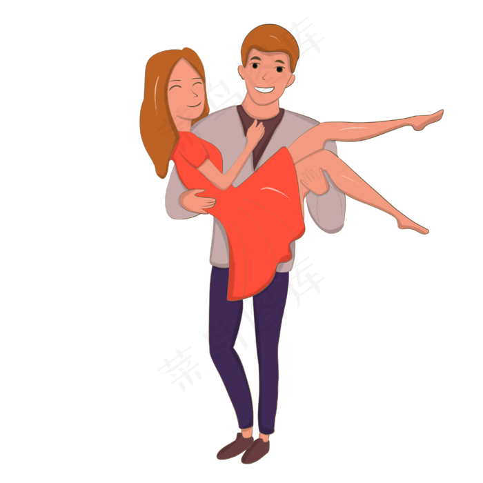 情人节公主抱情侣