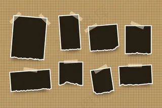 复古剪贴簿框架