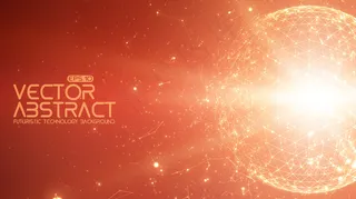 抽象的红色背景。