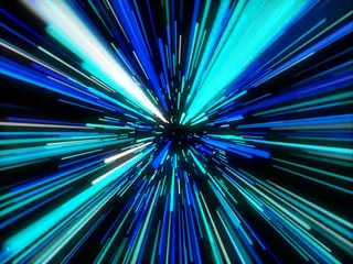 具有移动直线的三维抽象背景