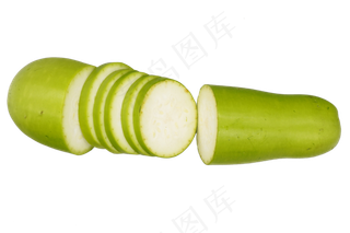 切片绿色西葫芦