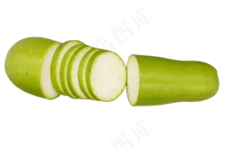 切片绿色西葫芦