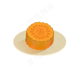 中秋节传统月饼矢量元素