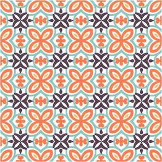 无缝秋季图案背景