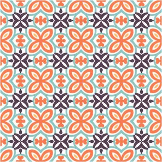 无缝秋季图案背景