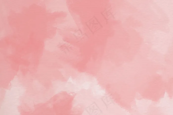 手绘水彩画背景与天空和云彩形状