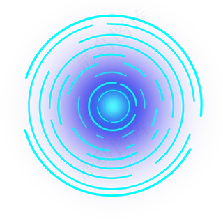 双十一电商聚焦圈png下载