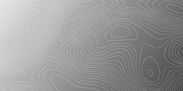 具有地形轮廓设计的横幅banner模板