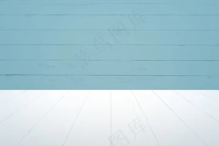 纯蓝色木板产品背景