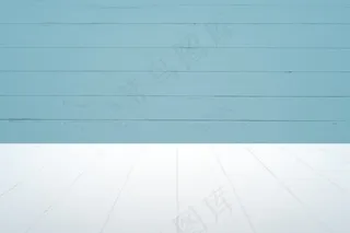 纯蓝色木板产品背景