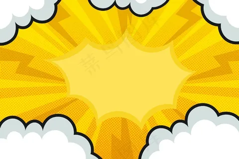 平面漫画风格墙纸