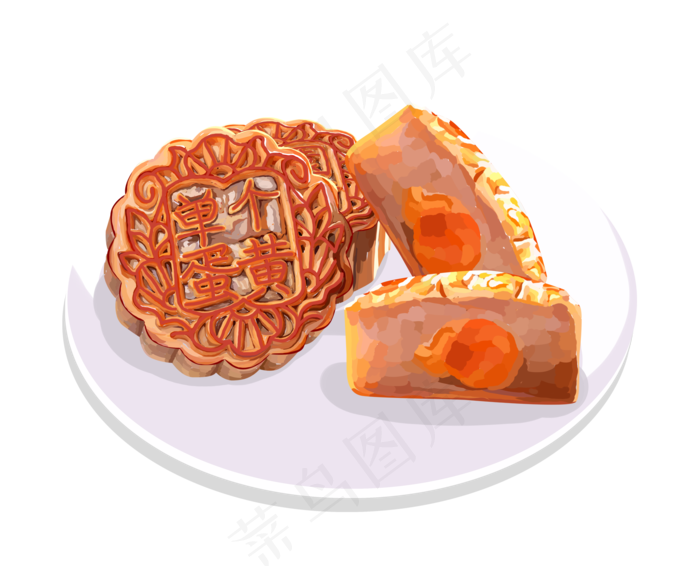 蛋黄月饼美味