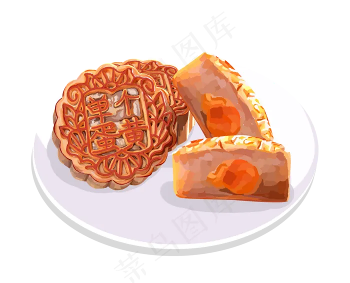 蛋黄月饼美味