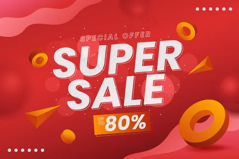 渐变色销售背景