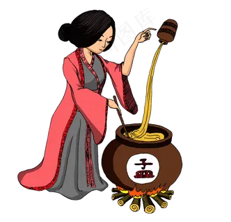 中元节之孟婆熬汤 中元节之孟婆熬汤