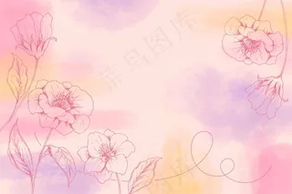 水彩背景概念