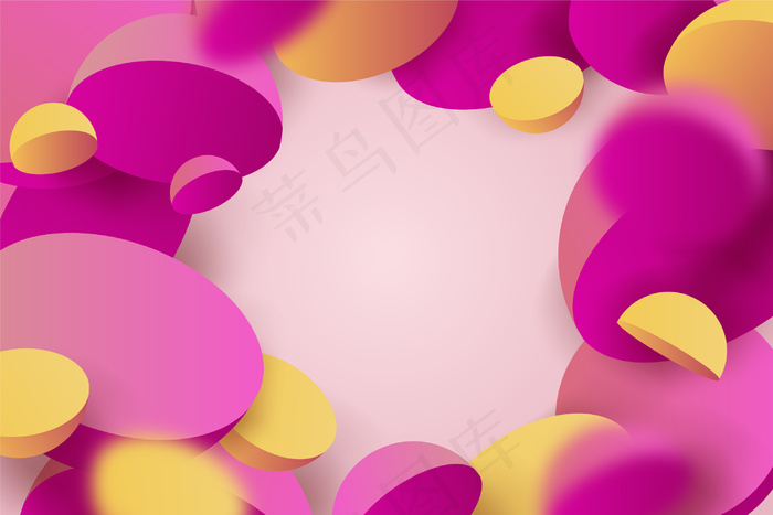 彩色3d背景eps,ai矢量模版下载