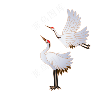 仙鹤重阳节孝敬老人