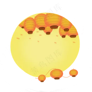 创意灯笼边框 创意灯笼边框
