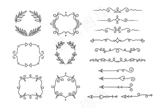 手绘装饰元素集