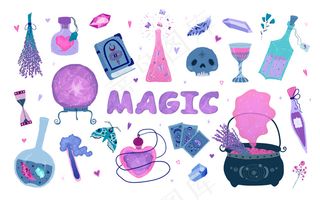 为情人节设置浪漫元素隔离白色