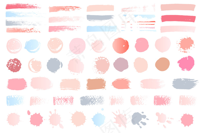 化妆笔刷样本。