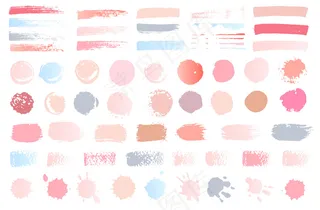 化妆笔刷样本。