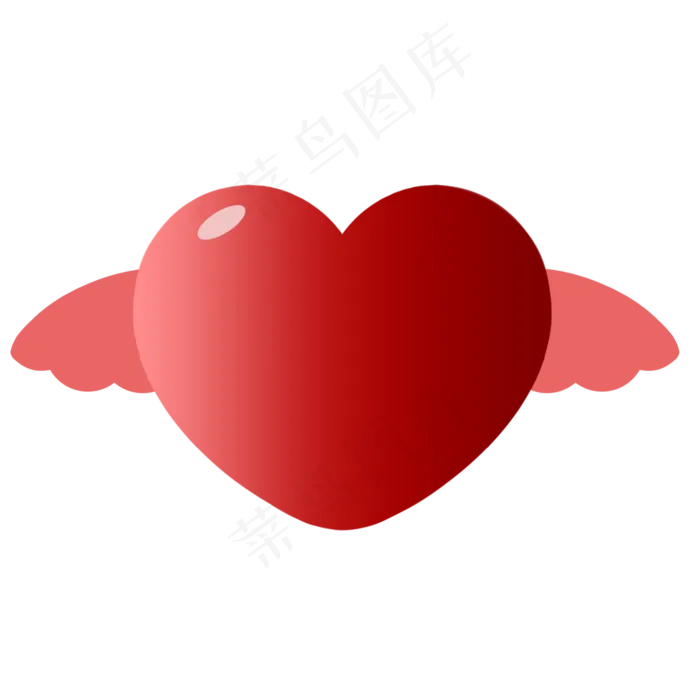 红色创意爱心装饰(2000X2000(DPI:300))psd模版下载