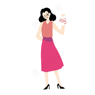 女教师百分试卷