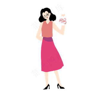 女教师百分试卷