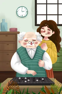 养老孝顺亲情祖孙情老人温馨 养老孝顺亲情祖孙情老人温馨
