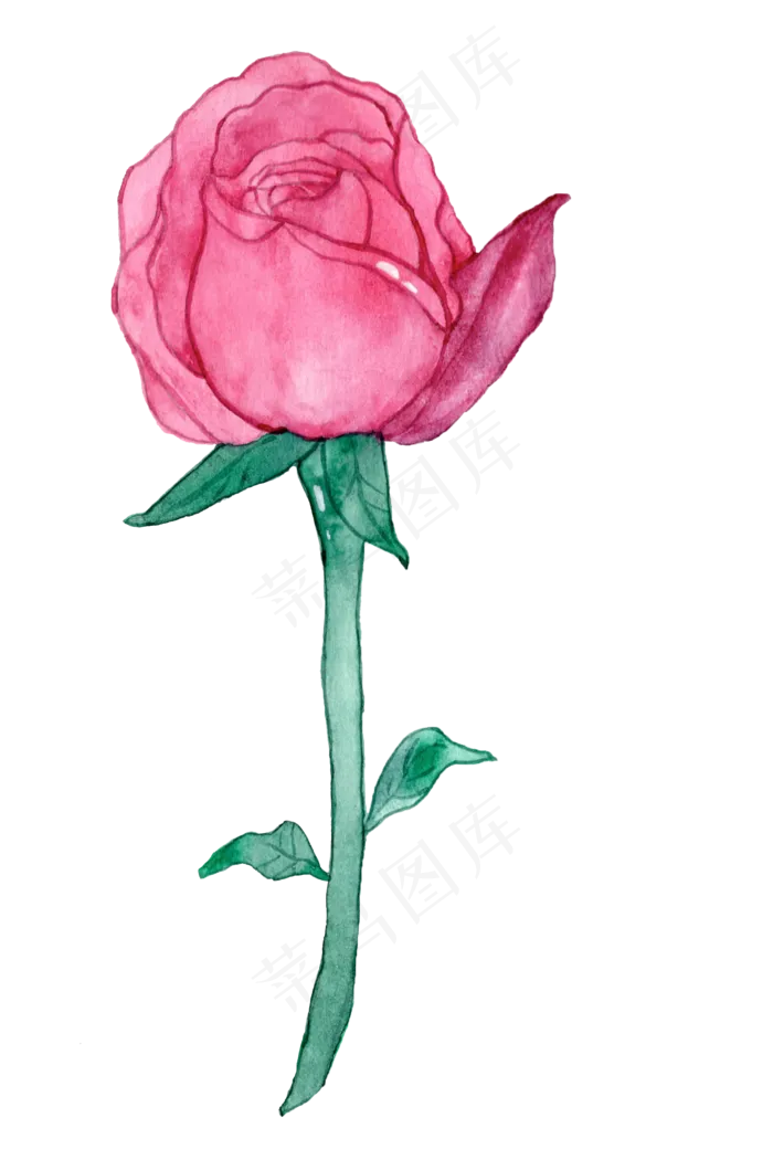 七夕情人节玫瑰花(1624X2436(DPI:400))psd模版下载