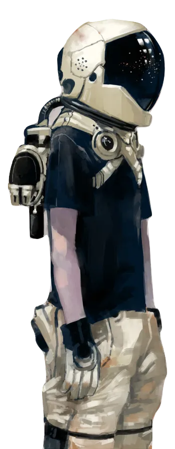 宇航员免扣png 