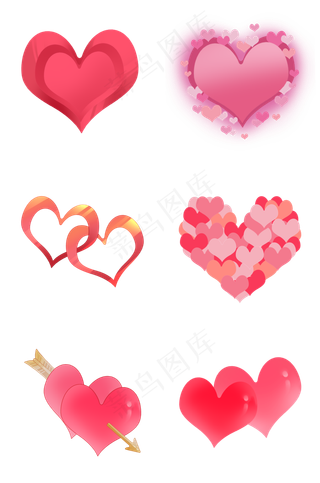 七夕情侣浪漫爱心合集