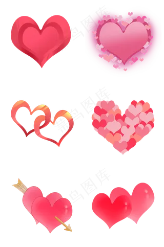 七夕情侣浪漫爱心合集