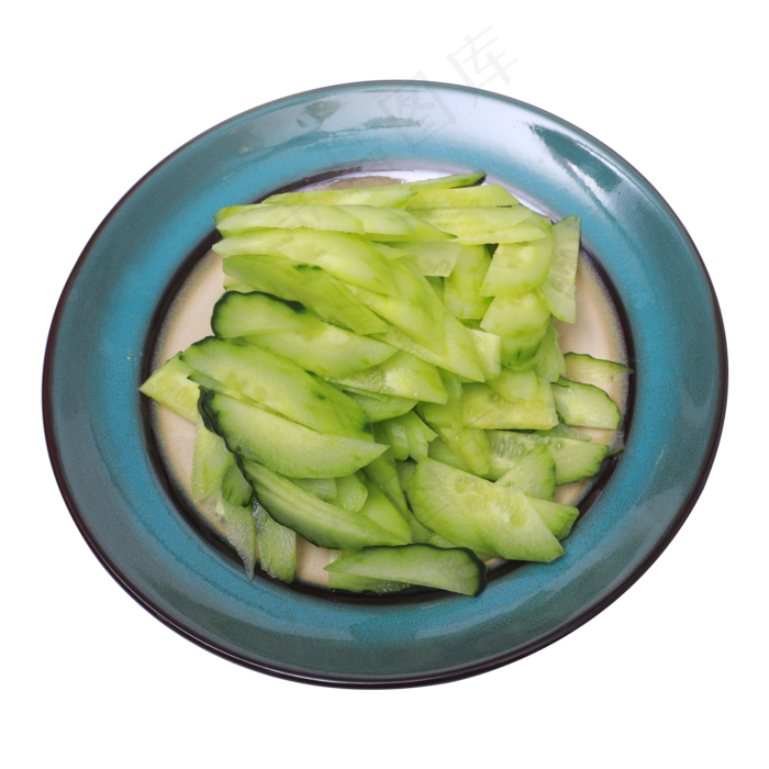 一盘青菜美食实拍