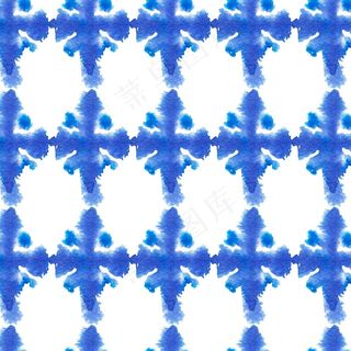 水彩画shibori图案