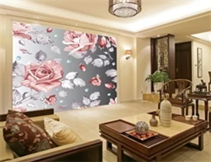 电视墙背景画效果图片